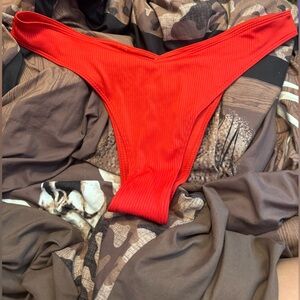Hollister Red Bikini Bottom